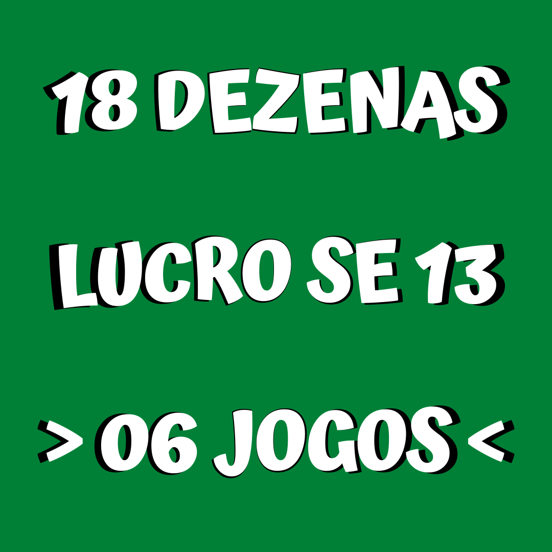 Lotofácil 18 dezenas