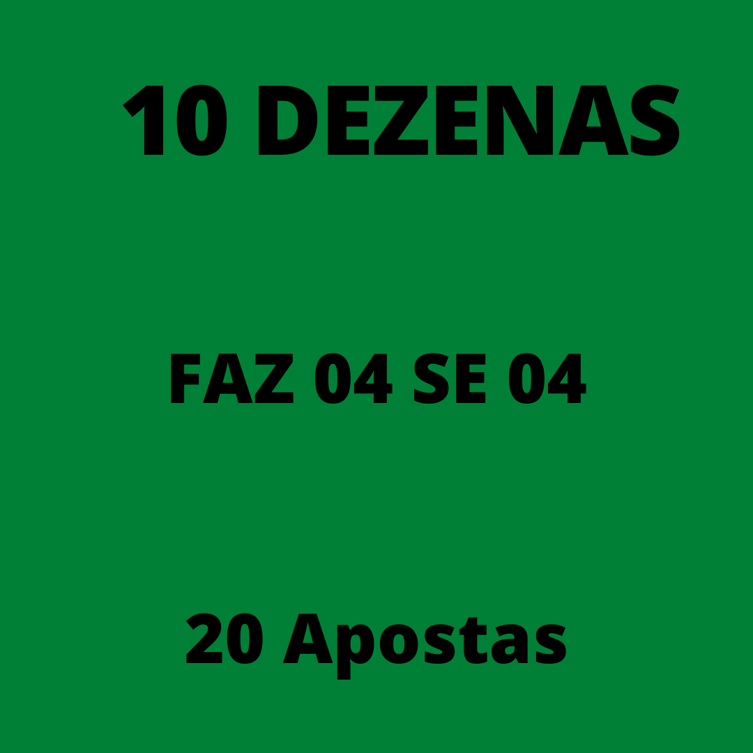 Mega Sena 10 dezenas